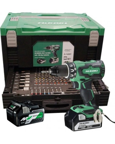 Hikoki DS18DBSL complète avec accessoires Perceuse Visseuse