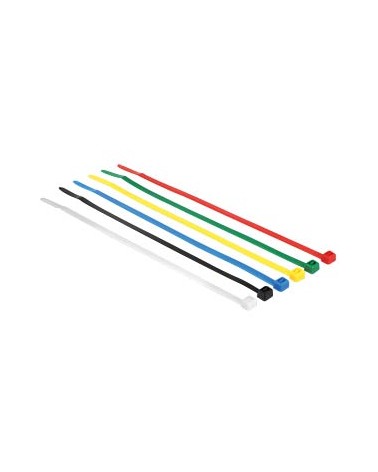 Attache câble couleur 200x2.5mm 100pcs