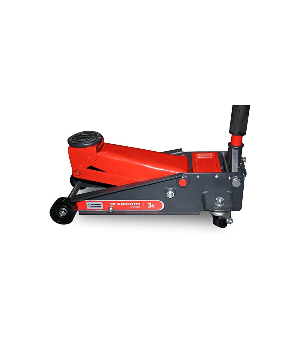 Cric A Carrello Facom 3 Tonnellate - Modello DL.32APB, Idraulico Per Auto E Officina